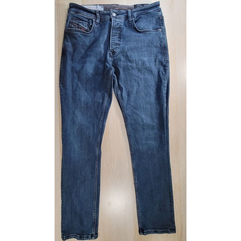 Diesel Industries Tepphar Slim Skinny Stretch Thrashed Denim Jeans 34x32 Vtg